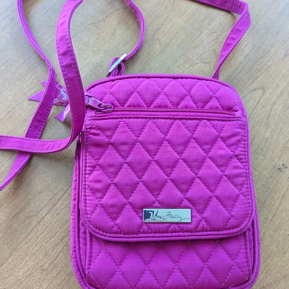 Vera Bradley Pink Quilted Crossbody Bag